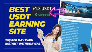 🔋MFG Ev Power New Usdt Earning Site Usdt Mining Site 2024 Best Usdt Earning Website Investment [upl. by Haddad]