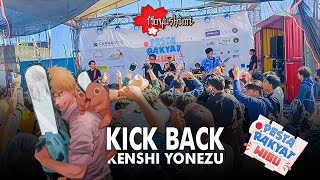 Kenshi Yozezu  Kick Back OP Chinsaw Man  cover by NOYUSHIMI at Pesta Rakyat Wibu Jogja [upl. by Roobbie]