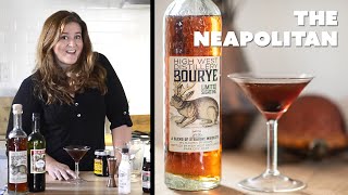 Manhattan Cocktail Recipe  NEAPOLITAN  NEW SPIN ON A WHISKEY CLASSIC [upl. by Aryajay]