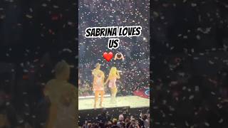 SABRINA LOVES boston SO MUCH sabrinacarpenter shortnsweet espresso fyp singer music concert [upl. by Secunda]