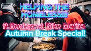 Helping the homeless in budapest 500 sandwiches BudapestBikeMaffia1 [upl. by Roselani]