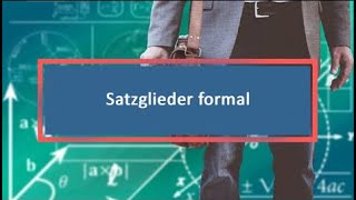 Satzglieder formal [upl. by Sydalg]