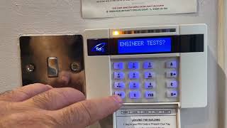 Pyronix Alarm  Euro46 enforcer Panel  keypad fault show  Detected Comm Fault  Burglar Alarm [upl. by Bowles72]