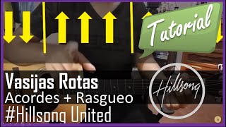 Vasijas rotas tutorial con guitarra acustica  Broken Vessels guitar lesson curso para guitarra [upl. by Kathrine]