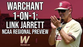 Warchant 1on1 Link Jarrett NCAA Regional Preview  FSU Baseball  Warchant TV FSU [upl. by Shalne]