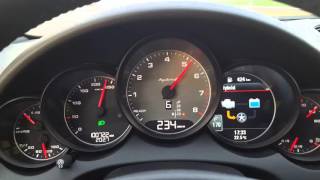 Porsche Cayenne S Hybrid Top Speed [upl. by Ettellocin668]