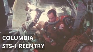 STS1 Reentry Footage  Columbia Returns to Earth [upl. by Bergmann872]