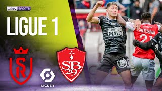 Reims vs Brest  LIGUE 1 HIGHLIGHTS  02202022  beIN SPORTS USA [upl. by Morvin]