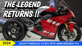 2024 Ducati Panigale V4 SP2 30th Anniversario 916 Legend Reborn [upl. by Seena199]