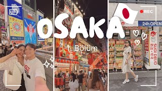 🇯🇵 JAPONYA’DA İLK GÜN  Osaka Sokakları Otel Turu Michelin Restoran Deneyimi Bol Mutluluk ♥️ [upl. by Roee]