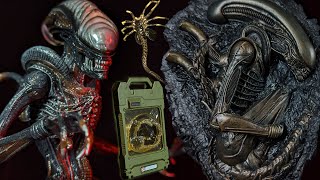 NECA Alien Romulus Scorched Xenomorph and Accessory Pack Review [upl. by Lynnette]