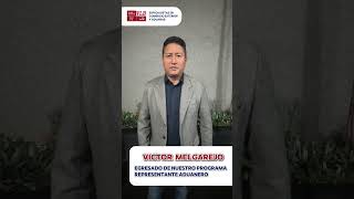 Testimonio del egresado Victor Melgarejo de nuestro programa Representante Aduanero [upl. by Adnolrehs]