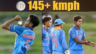 ये दो हैं भारत के शोएब अख्तर और ब्रेट ली  U19 Cricket World Cup  Kamlesh Nagarkoti  Shivam Mavi [upl. by Zealand]