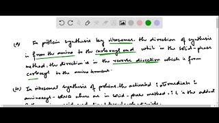 Compare and contrast protein synthesis by ribosomes with protein synthesis by the solidphase method… [upl. by Ynneh184]