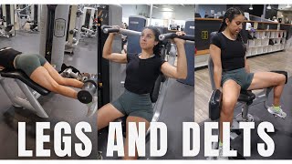 Legs and Delts Workout [upl. by Lavine]