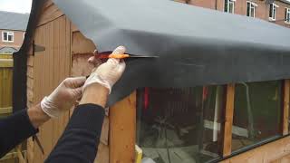 How to Waterproof your Shed Roof with an EPDM Shed Roof Kit  Fast and Easy to Install [upl. by Aniraad]