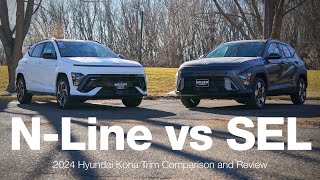 2024 Hyundai Kona SEL vs N Line  Comparison and Review [upl. by Leunamne]