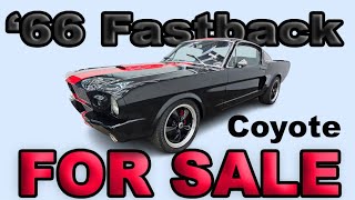 1966 Mustang Fastback Coyote FOR SALE [upl. by Merl301]