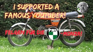 PUCH MONZA Felgen vom Puch Maxi Upload restauriert [upl. by Goodden548]