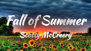 Scotty McCreery  Fall of Summer KARAOKE VERSION [upl. by Koetke608]