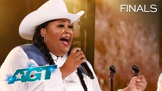 Chapel Hart Sings an Amazing Original quotAmerican Pridequot  AGT Finals 2022 [upl. by Ettenej965]