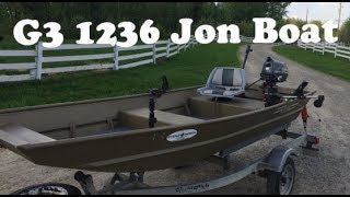 G3 1236 Jon Boat Review  ReelFishing [upl. by Myriam670]