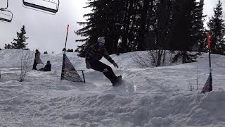 Avoriaz Snowzone  Stash Banked Slalom recap [upl. by Sherm]