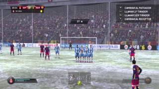 FIFA 16 GOL MESSI TIRO LIBRE [upl. by Leora]