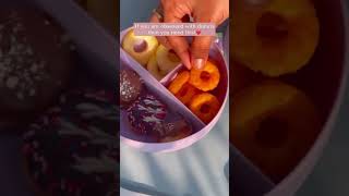 Lunch Box With Cutlery  Donut  wwwpropshopcom  tiffin homeproducts recipe [upl. by Eustis244]