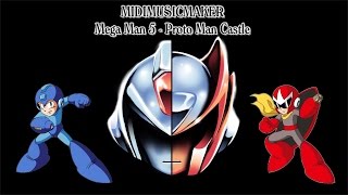 Mega Man 5  Proto Man Castle Darkman Castle MidiMusicMaker [upl. by Omocaig]