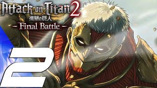 Attack on Titan 2 Final Battle  Gameplay Walkthrough Part 2  Rod Reiss Titan Fight PS4 PRO [upl. by Fowle741]