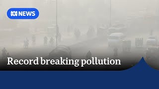 Schools close as Pakistan battles smog  The World [upl. by Kristoffer129]