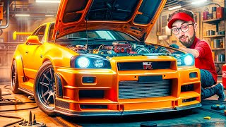 SIMULADOR DE TALLER TUNING en MUNDO ABIERTO 😍  Underground Garage 1 [upl. by Stokes]