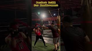 Drill for HeadMovement boxing fitboxing 2024 boxingtraining headmovement boxingworkout reels [upl. by Eecyaj]