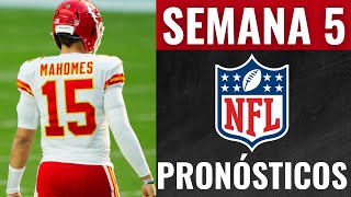 Pronósticos NFL Semana 5 🏈 Análisis Apuestas y Predicciones de cada PARTIDO [upl. by Suhpoelc569]