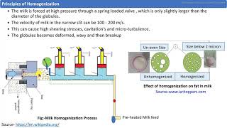 Milk Homogenization Process [upl. by Enelrahc]