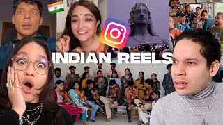 Indian Music is GODLY  Latinos react to Indian Singers that went viral on REELS [upl. by Retsevlis309]