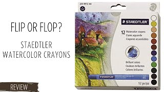 Staedtler Watercolor Crayons  How Do They Compare [upl. by Eceinert]