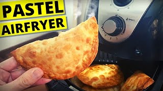 Como Fazer Pastel na Airfryer com Massa Pronta SEM ÓLEO Como Fritar Pastel na Airfryer [upl. by Anircam]