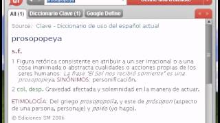 Definición de prosopopeya [upl. by Cornelle]