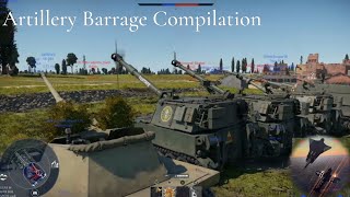 Artillery Barrage Compilation [upl. by Ahsykal]