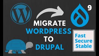 How to Migrate WordPress to Drupal 9  Live Migration Video [upl. by Baumann]