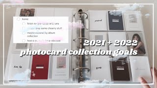 my 2021 photocard collection goals  2022 downsizing plans catchup upload read desc [upl. by Lishe]