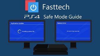 PS4 Safe Mode Guide Fix Restore Error Update Error Factory Settings Initialize PS4 [upl. by Atteuqal]