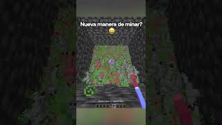 La mejor manera de minar en MINECRAFT 🔥 shorts minecraft [upl. by Ross]