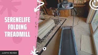 SereneLife Smart Electric Folding Treadmill Review Manual  SereneLife SLFTRD20 Folding Treadmill [upl. by Ahcim853]