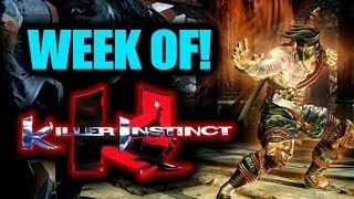 WEEK OF Killer Instinct Xbox One Part 4 Random Select [upl. by Anya]