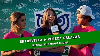 Entrevista a Rebeca Salazar en el Intercampus de Secundaria 2024 [upl. by Debbi425]