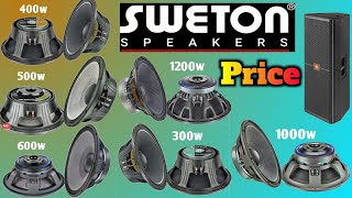 Sweton Speakers price  Sweton 15 inch speakers pricelist  15 inch 500  1200watt speaker price [upl. by Gretta990]