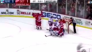 Zidlicky OT Goal vs New York Rangers 342015 [upl. by Siana]